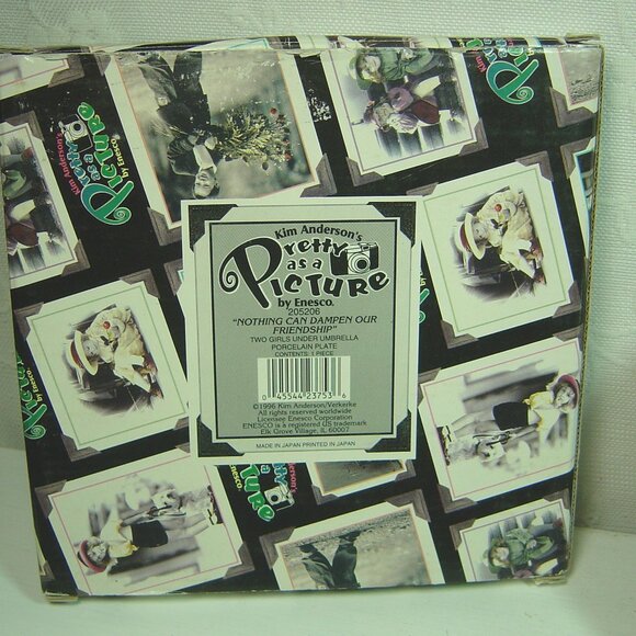 6" Kim Anderson's Pretty as a Picture plate-"Nothing Can Dampen our Friendship" - Picture 4 of 4